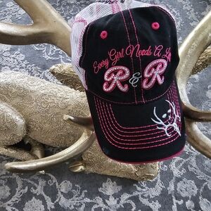 Womans Country Cap with RHINESTONES